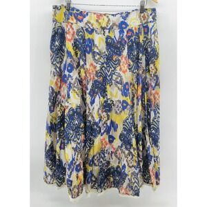 Y2K Style Multiples Skirt Fit Flare Sz 14 Whimsy Boho Abstract Cottagecore GG39